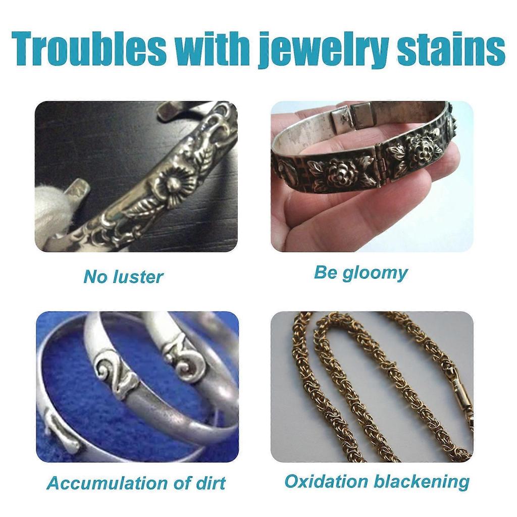 Limited time!!Jue-Fish Jewelry Spray Cleaner For Gold Necklaces And Jewelry, Stain Removal And Anti-Oxidation Cleaner