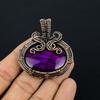 Purple Flash Labradorite Jewelry, 999 Copper Wire Wrapped Pendant Handmade Gemstone Jewelry, Gifts For Wife Brand New Pendant