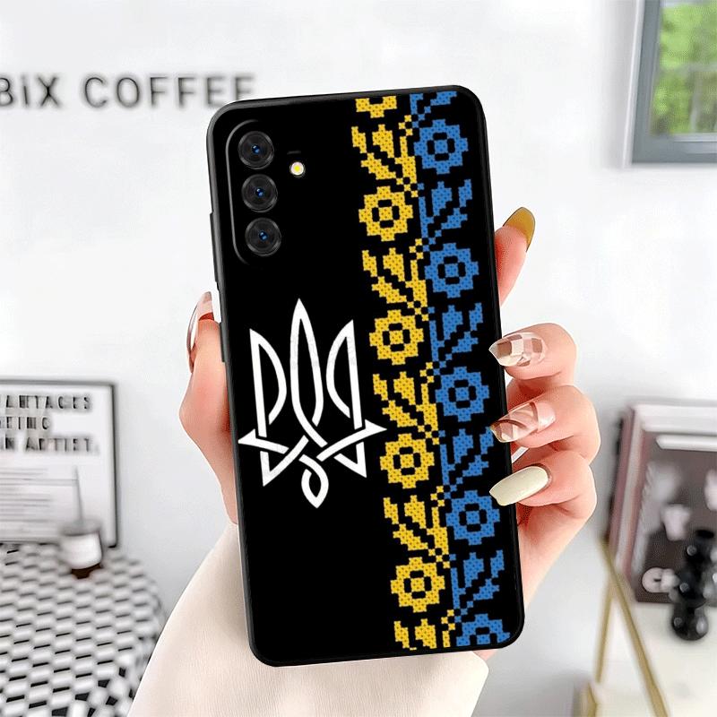 Ukraine Aesthetic Soft Phone Case for Samsung A17 A37 A57 A16 A26 A36 A56 A15 A25 A35 A55 A14 A24 A34 A54 A13 A23 A33 A53 A52 A1