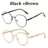 2 Stück Lesebrille Altersweitsicht Brillenrahmen Neu Anti Blaulicht Weitsicht Brille Runder Einfarbiger Rahmen Brille