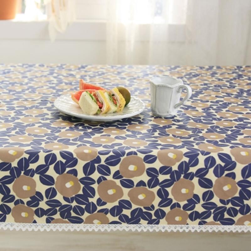 Camellia waterproof coated tablecloth/tablecloth Direct 2 (100x130)