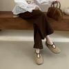Flat Bottom Shallow Mouth Doudou Shoes Versatile Korean Version Commuter Mary Jane Single Shoes 2025 Autumn New Soft Bottom Breathable Loafers