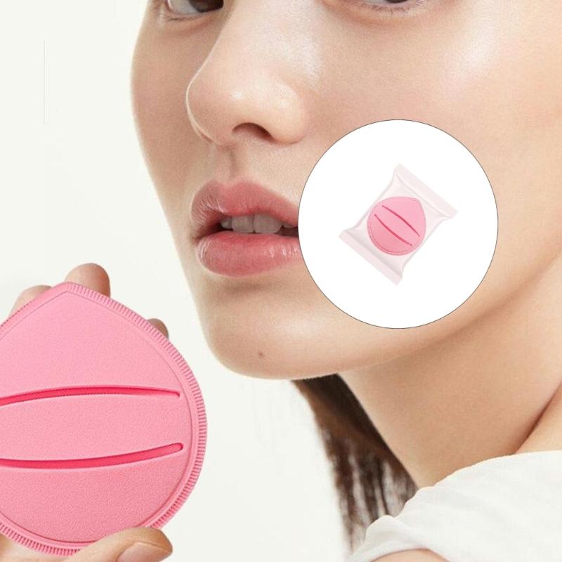Set of 10 Powder Puff Sponge Portable Design for Natural Makeup Finish Daily Use