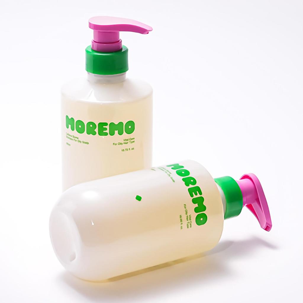 MOREMO Koffein Biome Shampoo 500ml Fettiges Haar, Mild Säurehaltig, Haarausfallprävention, Kopfhautreinigung