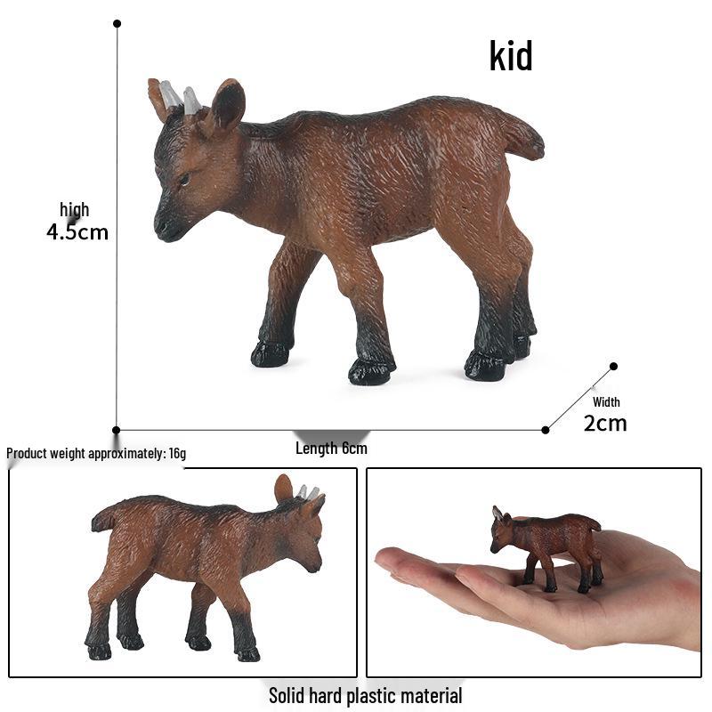 Children's Cognitive Animal Model Toy - Donkey Foal & Zebra Ornament