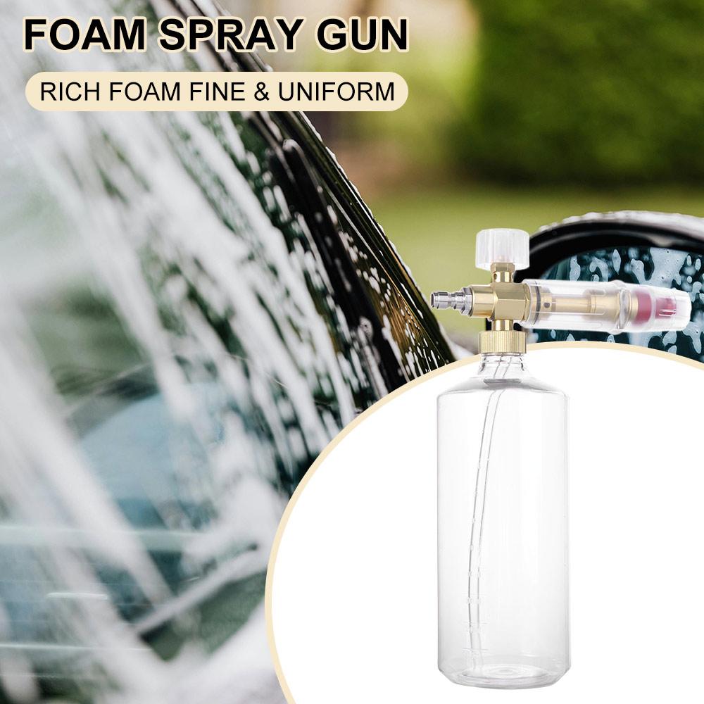 1L Snow Foam Lance Thick Handle Foamer Sprayer Car Washer Foam Generator  Car Cleaning Accessory