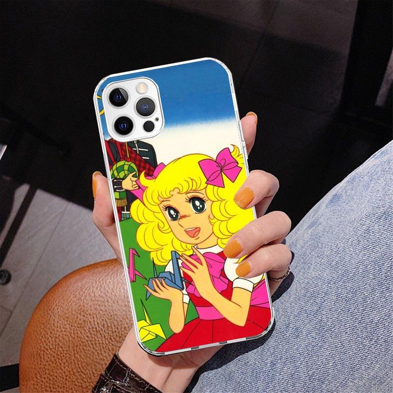 Candy 90s Anime Phone Case For iPhone 17 Air 16 Pro Max 16E 15 + 14 Plus 11 12 13 Mini 7 8 SE Gift Print Cover Fundas 17 Air 16