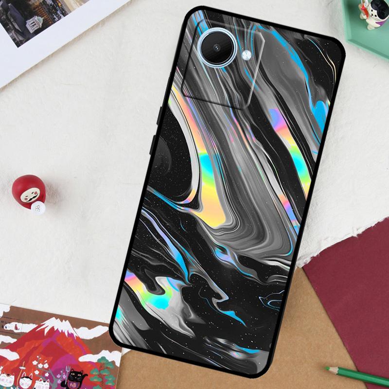 Trippy Pastel Color Print For Realme GT7 Pro GT 6T 5 6 C67 C75 C61 C55 C53 C51 C21Y C25S 10 11 12 13 14 Pro Plus Case
