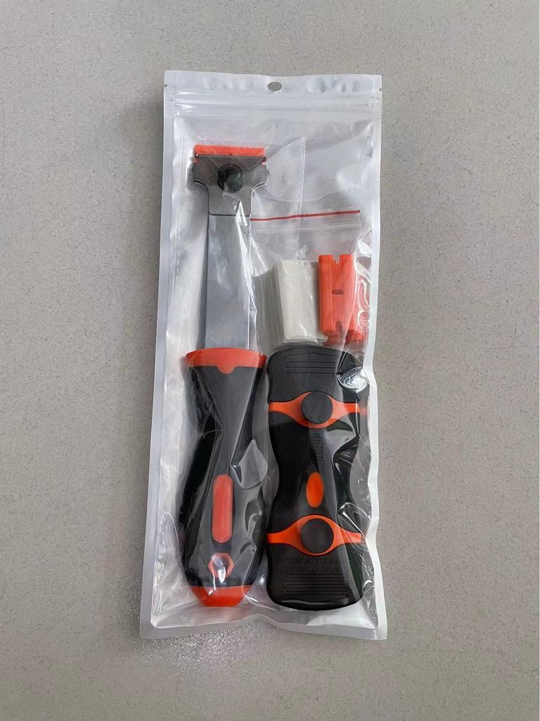 Multifunctional Cleaning Kit: Stain Scraper, Extended Shovel, Glue Remover, Car Film Tools