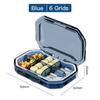 Portapillole da 7 giorni, mini organizer per medicinali, contenitore settimanale per compresse da viaggio, custodia quotidiana impermeabile per medicinali, porta capsule di vitamine