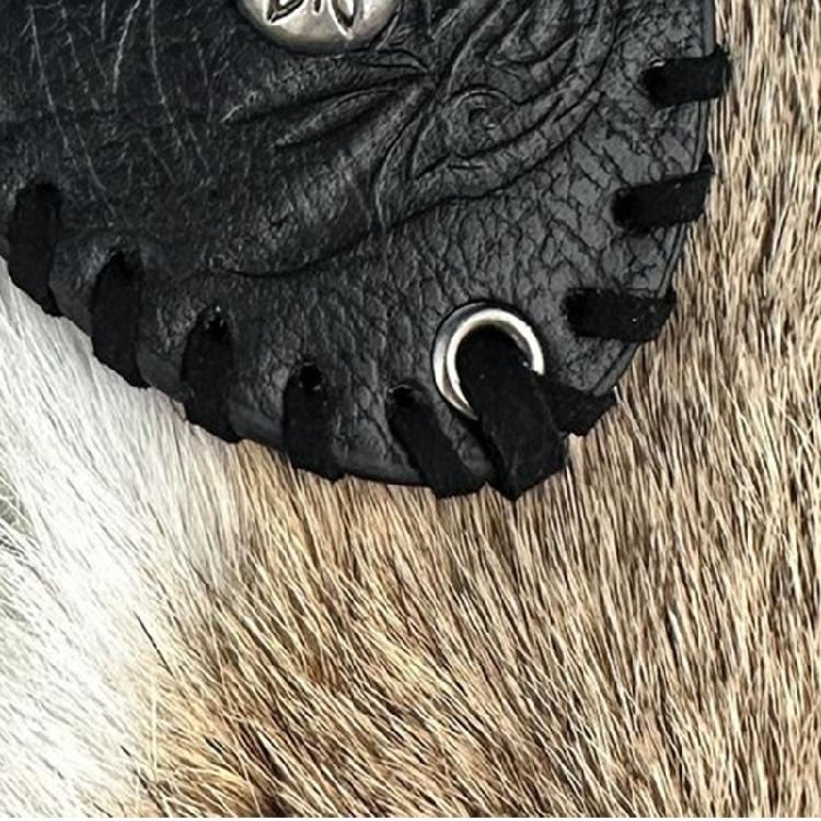 Medieval Pirate Eye Patches Leather Eye Patches Vintage Embossed Eye Covers Men Halloween Medieval Eyewear Accessories