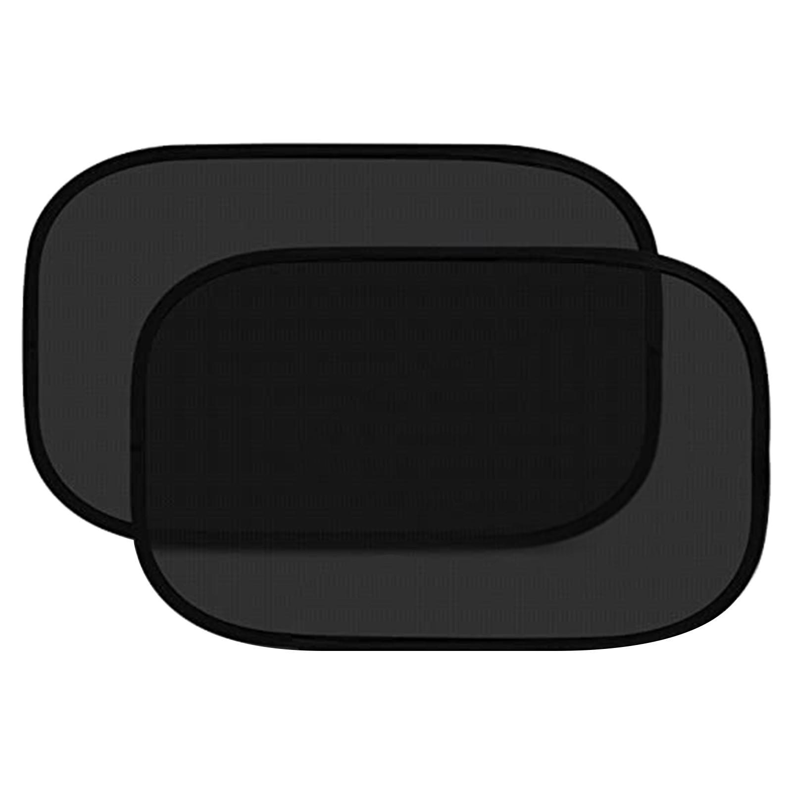 

2 шт. автомобильные шторы для блокировки ультрафиолетовых лучей и защиты детей чёрный