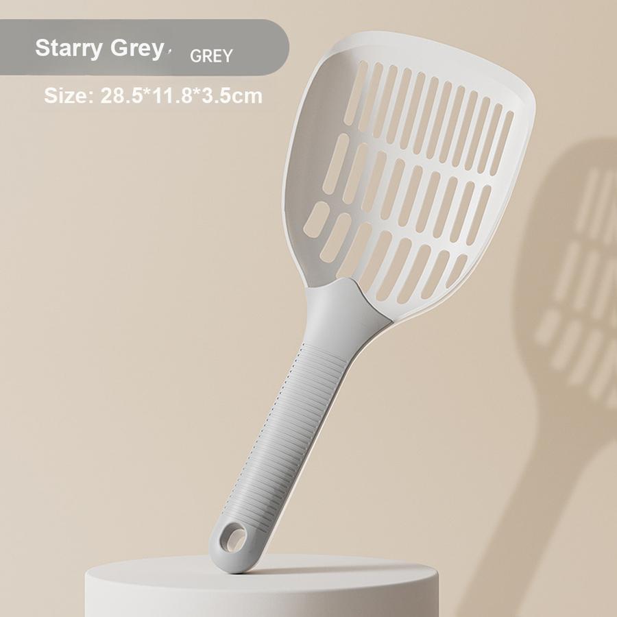 Simple Pet Litter Scoop Cat Litter Scoop Cat Litter Cleaning Tool Large Cat Litter Scoop 28.5*11.8*3.5cm серый