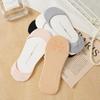 5 Pairs Women's Summer Thin Cotton Boat Socks for The Front of The Foot Non-slip Invisible Sock Sole for High Heels Sweat-absorbent