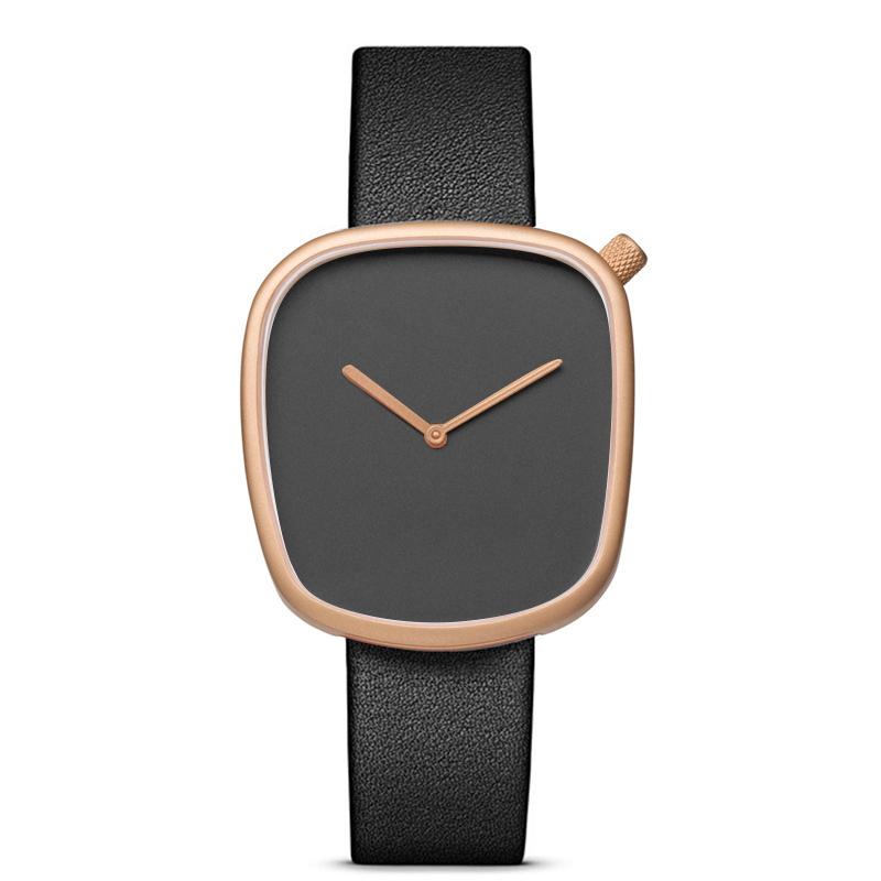 Watch Minimalist Men's Square Fashion Ultra Thin Watch Minimalist Women's High Quality Elegant Quartz Watch Clock Gift