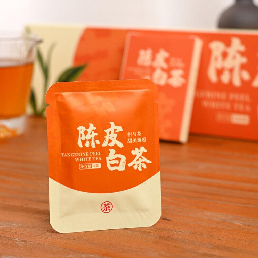150g Chen Pi Weißer Tee Fuding Alter Weißer Tee Quadratische Tafel Geschenkset