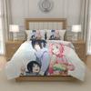 N-Naruto U-Uzumaki N-Naruto Anime Quilt Cover Set Bedding Soft Polyester Kids Room Gift 200x200 200x220 155x220, US UK AU Sizes