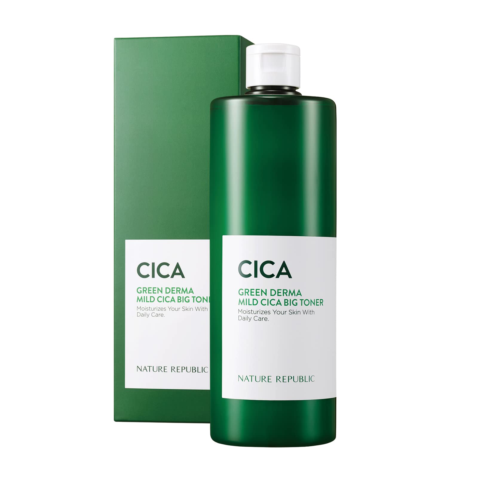

[NATURE REPUBLIC OFFICIAL] NATURE REPUBLIC GREEN DERMA CICA BIG TONER (LOTION) 500mL x 1