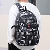 Large Capacity School Bag Men's Backpack Women's High School Fashion Campus Junior High School Student Backpack