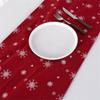 Linen Christmas Table Runner Snowman Xmas Tree Home Dining Table Cover Tablecloth 2024 Navidad Noel Christmas Decorations 2025
