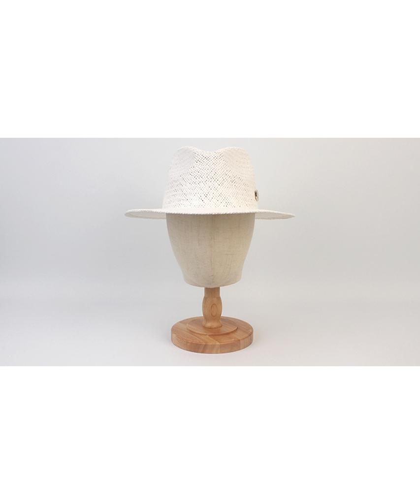 Yunibeosyeolkemiseuteuli Summer Simple White Fedora - Big Size Summer Fedora