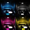 Lumină LED Mini Auto cu Comutator Tactil Lampă Ambientală Wireless Auto Portabilă Lumină de Noapte pentru Citit Bec Plafon Auto Lumină Interioară Auto 1/2 Buc.