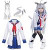 Costum Cosplay Oguri Cap cu Coadă și Costum Cosplay Competiție Uma Musume pentru Costum pentru Uz Cultural și de Scenă Cap cu Coadă și