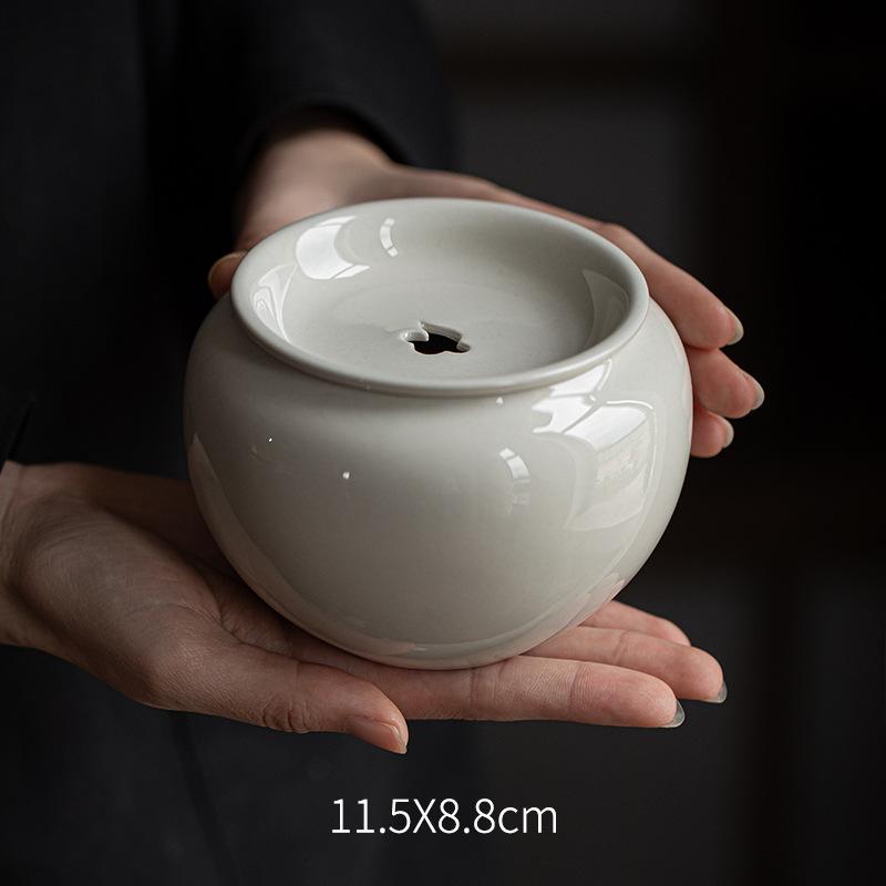 Керамическая чаша для мытья чая из золы растений, ручная работа, большая, Цзяньшуй, антикварная, для мытья чая, для кистей, аксессуары для чайной церемонии, поделка