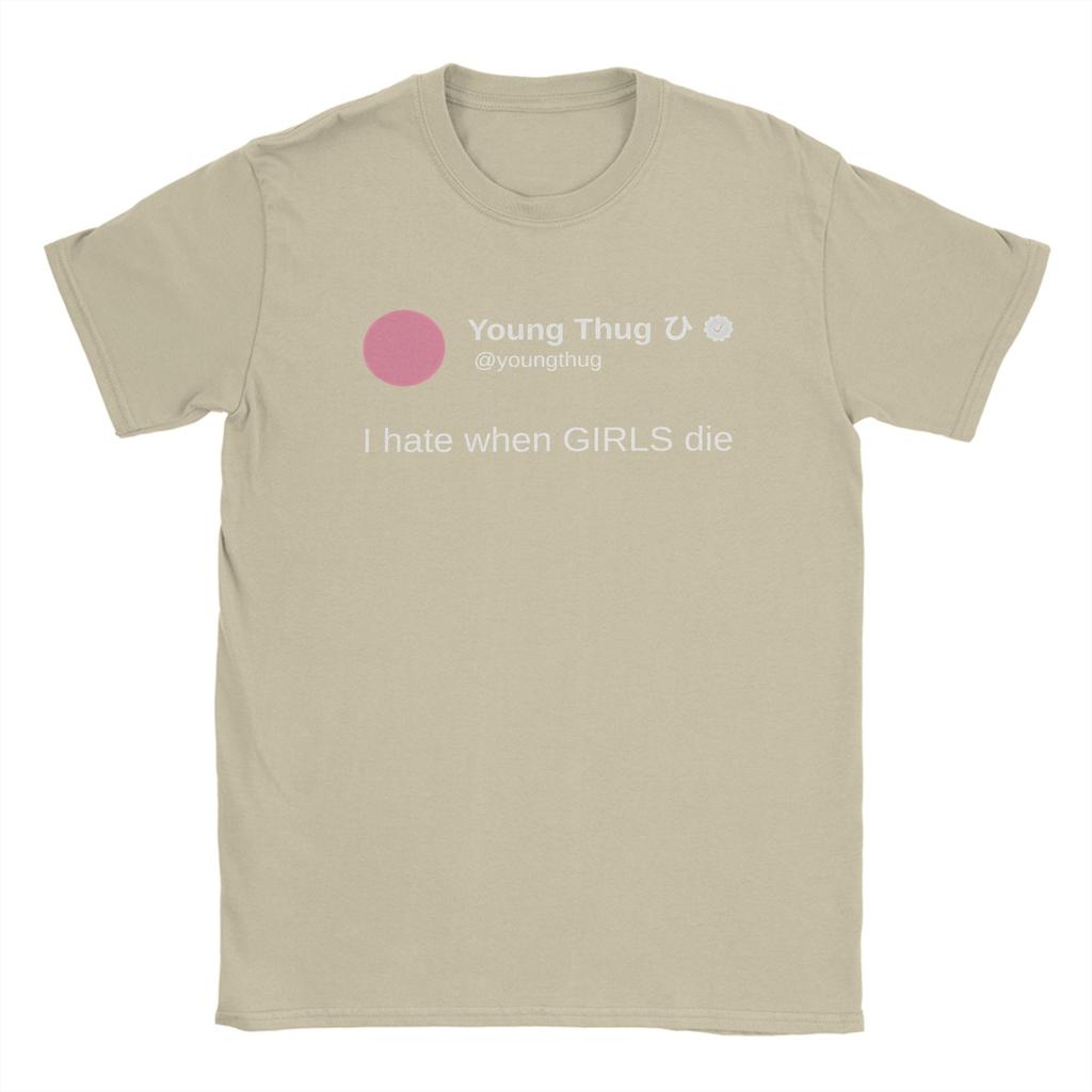 I Hate When GIRLS Die Meme Cotton TShirt For Adult Summer  Vintage TShirts ONeck Novelty Tee Shirt Oversized Cheap Tops