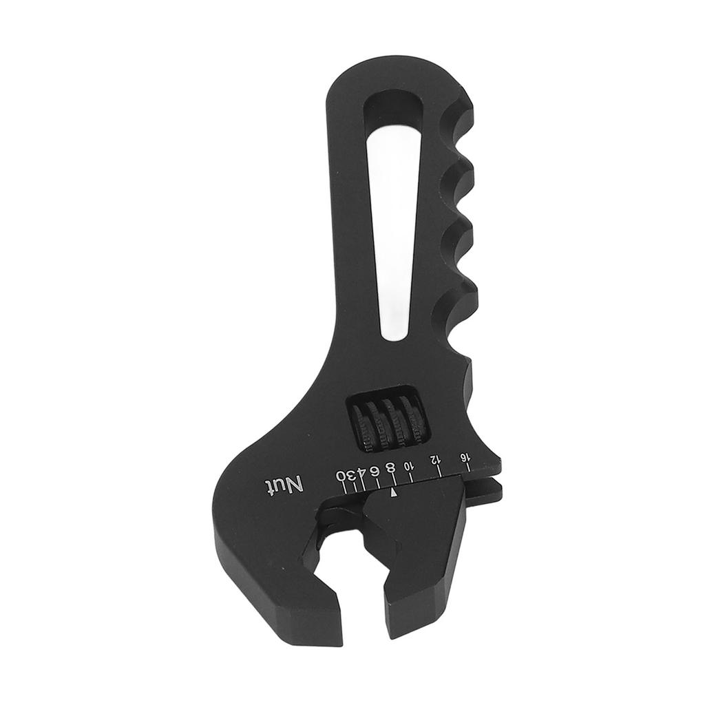 Fitting Wrench AN3?AN16 Adjustable Aluminum Lightweight Spanner Tool for Hose Adapter End Black