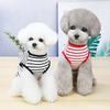 Dog Vest Stripe Design Two-legged Dog Cloth Sleeveless Soft Vest for Pet