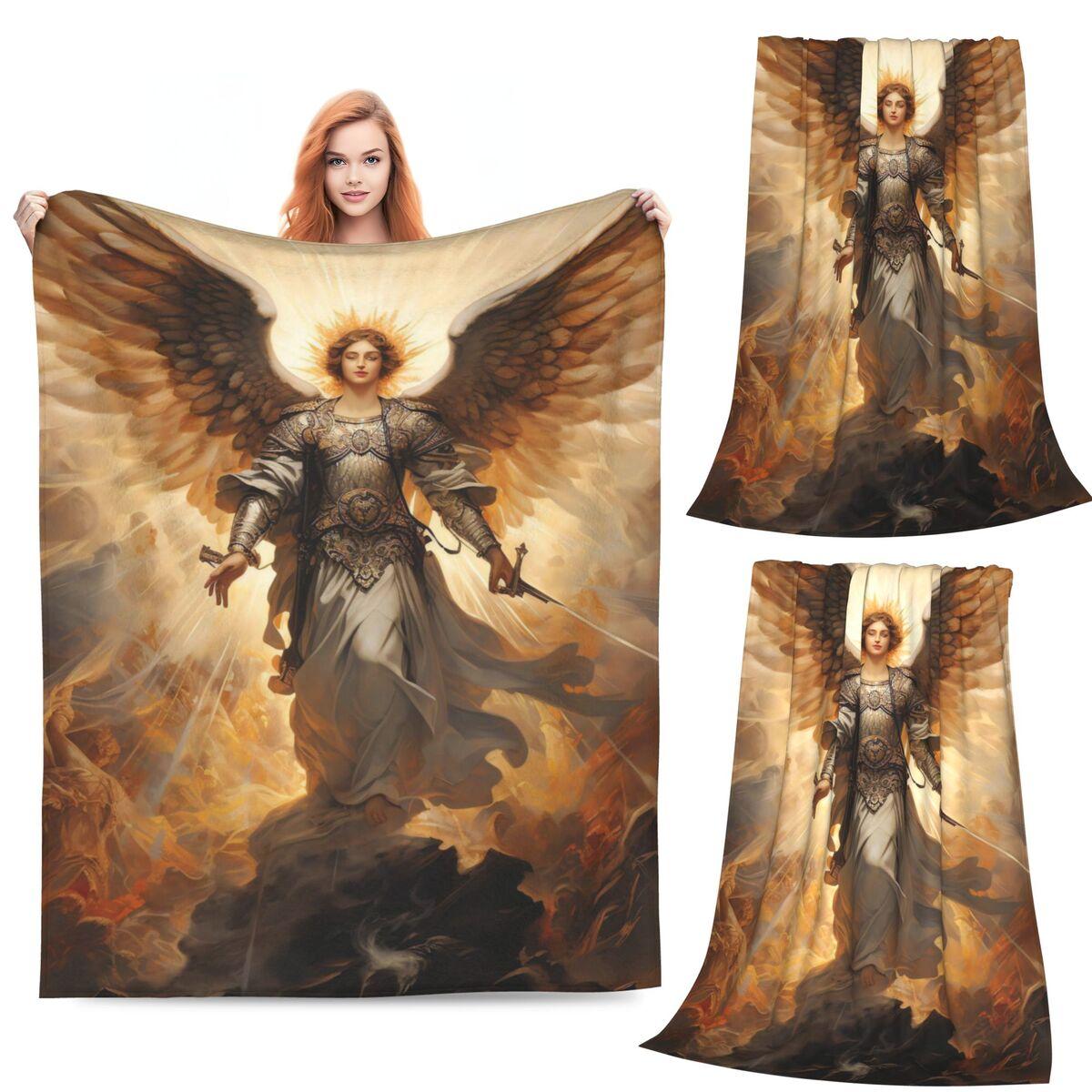 

Goddess Blankets Soft Warm Flannel Throw Blanket Bedspread for Bed Living room Picnic Travel Home Sofa 80x120cm