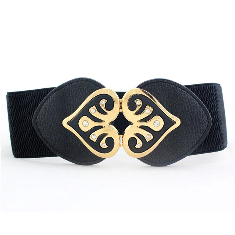 Women Wide Waist Stretch Cinch Girls Waistband Waist Seal Wide Belts