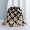 2022 Womens Lafite Straw  Bucket  Hats Panamas UV Protection Sun Visor Beach Hats Fashion Visors Foldable Women's Summer Sun Hat