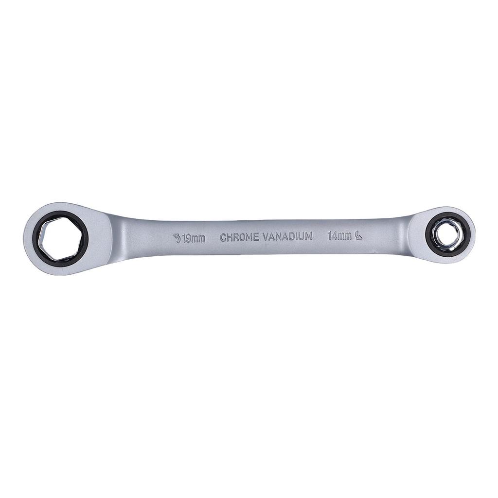 72 Tooth Ratchet Wrench Set Fixed Double Head 14 19mm Socket Multi Functional Torsion Tool