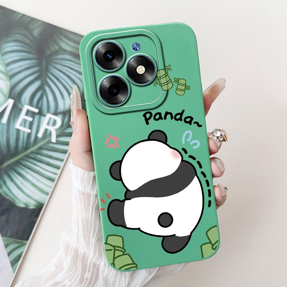 For Tecno Spark 20C Case Spark20 Pro KJ6 Cute Animals Carton Cover Soft TPU Phone Case For Tecno Spark 20 Pro Plus Spark20 Shell