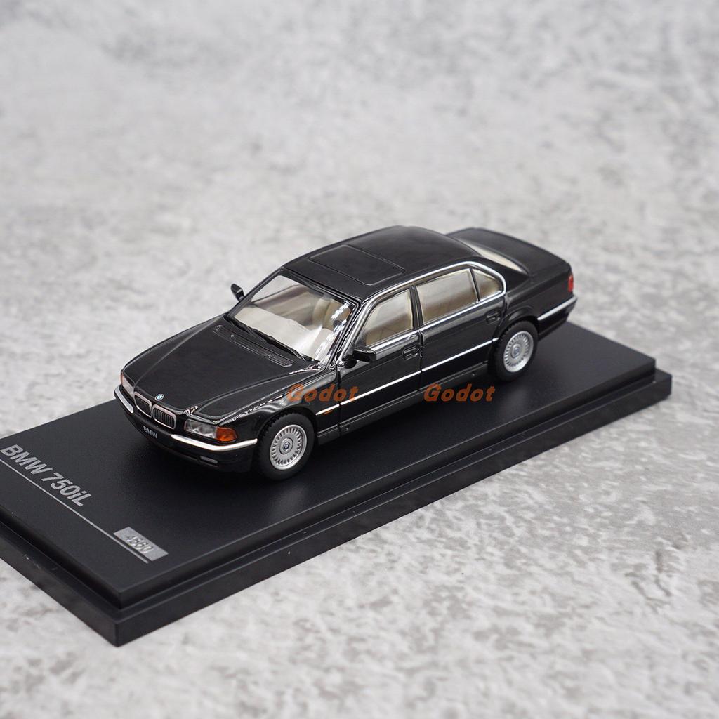 AR-Box 1:64er Maßstab Diecast Legierung BMW 750iL E38 Limousine Spielzeugautos Modell Klassiker Nostalgie Geschenke für Erwachsene Souvenir Statische Ausstellung