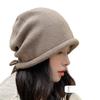 Women's Korean & Japanese-Style Slouchy Beanie: Autumn & Winter Face-Flattering Hat