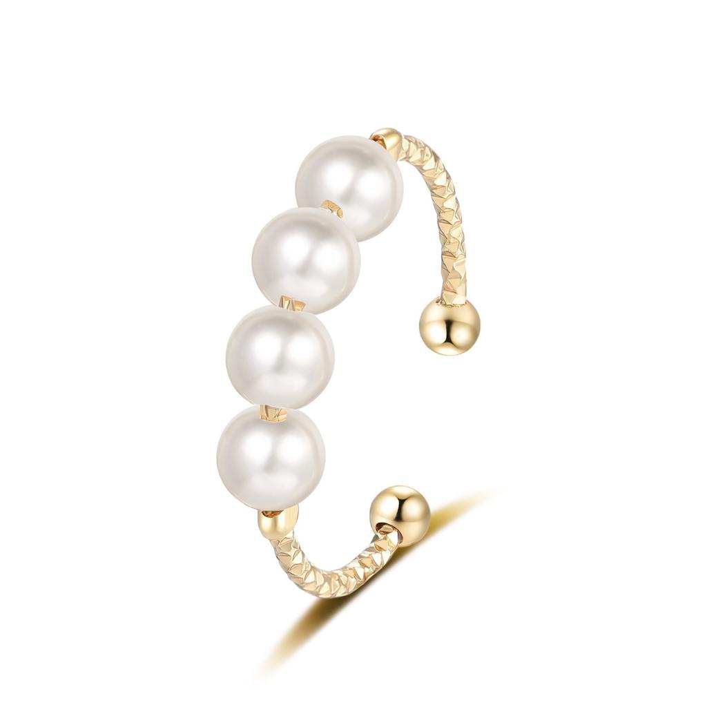 Fidget Spinner Ring for Women, Minimalist Fashion Rotatable Ring, INS Trend Light Luxury Cool Style Jewelry