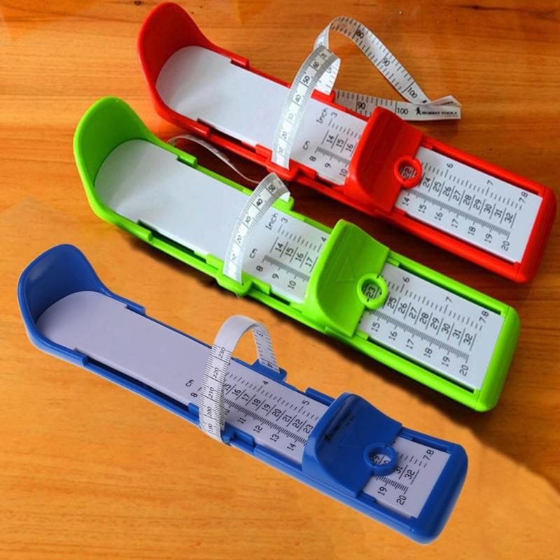 Safe Plastic Kids Foot Gauge 20CM Length for Measuring Foot Width and Size Home Foot Measuring Device
