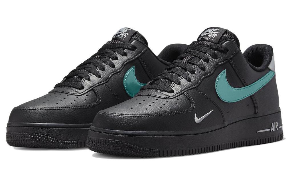Nike Air Force 1 '07 Low Black Blue Lightning FD0654-001