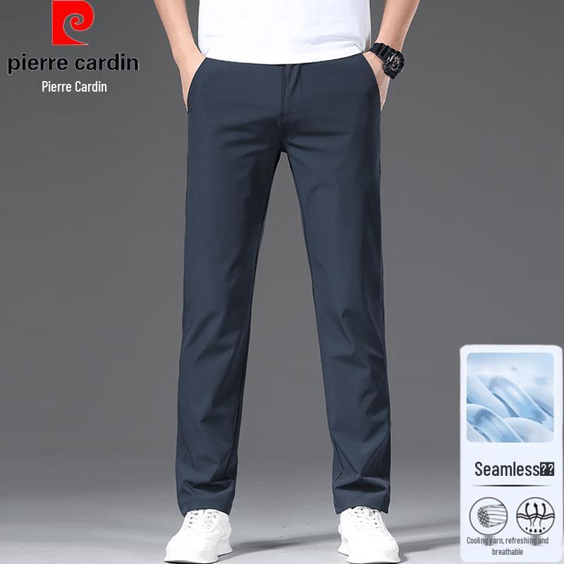 Pierre Cardin Men s Ice Silk Casual Straight Pants 34