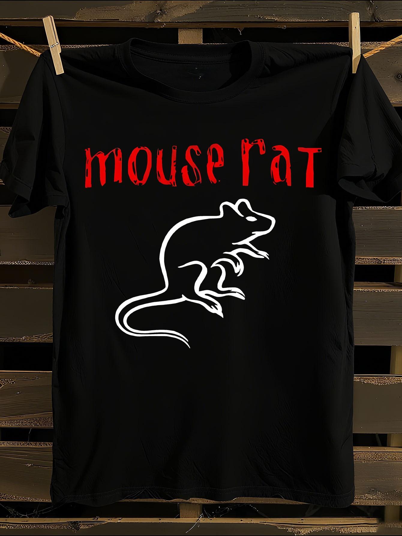 Funny Mouse Rat Graphic T-shirt S