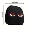 Car Headrest Covers 2 Pieces Dirt-Proof Covers With Big Eyes Design Elastic Protector For Automotive SUV Truck Vehicle Interior