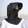 Sun Visor Face Sunshade Summer Hat Black