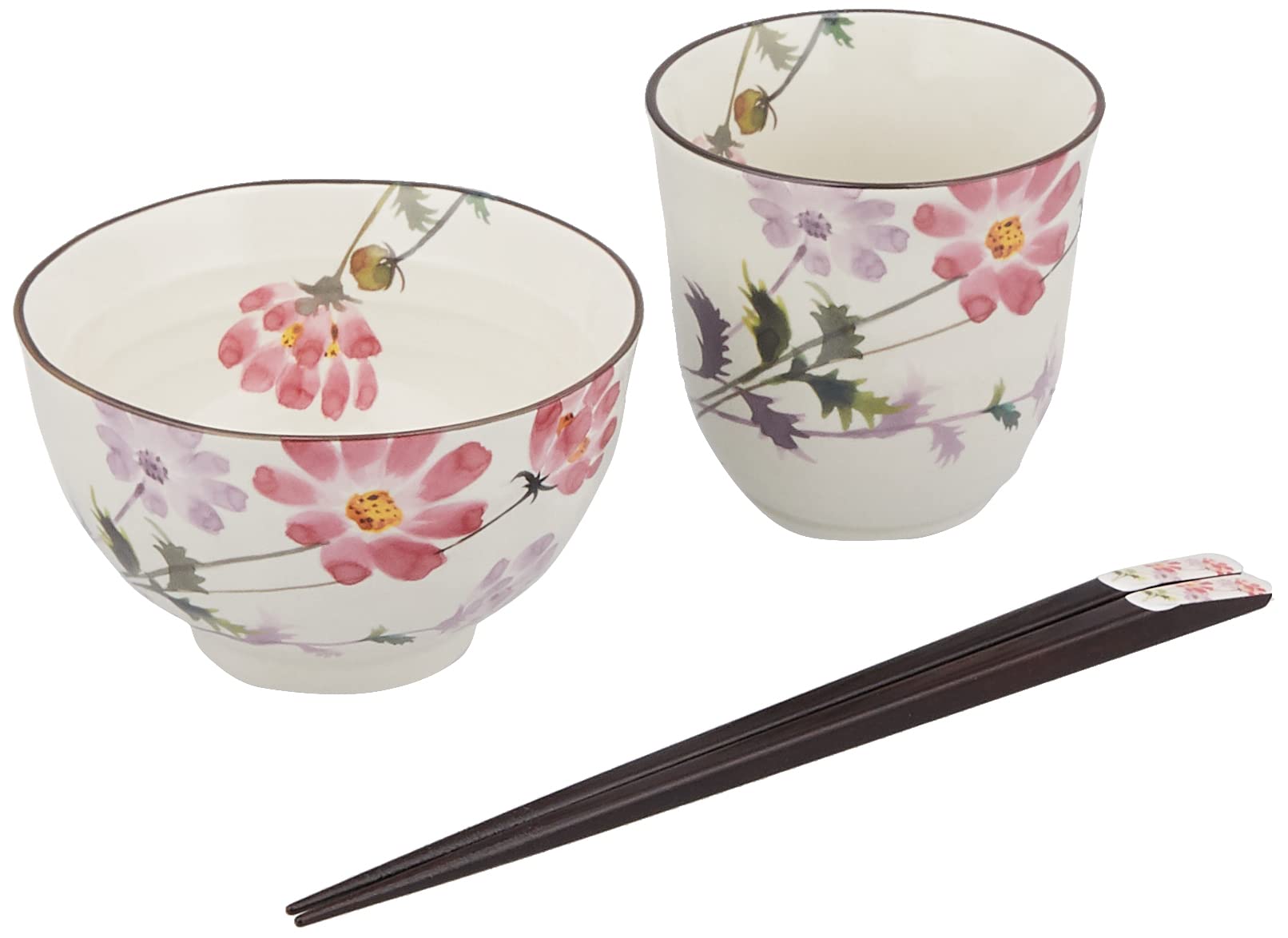 

Hanasato rice bowl cosmos Tenpo 04278 (с палочками для еды)