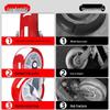 1-3 Inch Universal Load-Bearing Directional Brake Silent Cart Wheel Caster