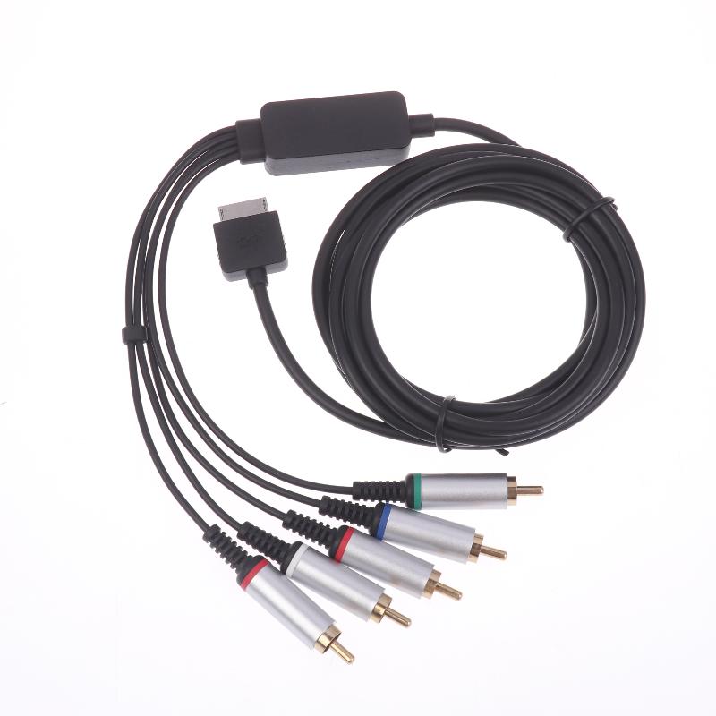 S-AV Cord Audio Video Cable AV Adapter Extension Wire With Capacitor Resistor For PSP GO Game Console Color Difference Line