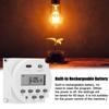 12V24V220V CN101A Timer Switch Built-in Rechargeable Battery Relay Power Time Controller  Billboard