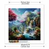 New Arrival 5D DIY Full Circle Diamond Painting "Waterfall" Embroidery Cross Stitch Home Decor Gift